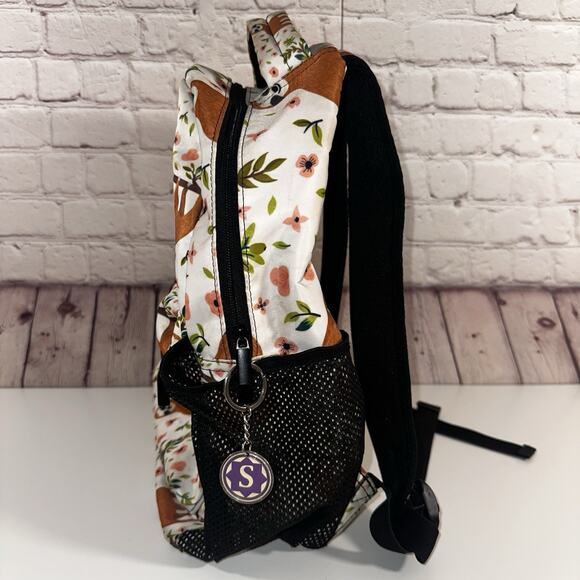 Colorful Sloth Backpack School Bag Bookbag - Picture 3 of 7